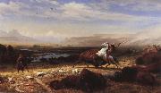 Albert Bierstadt The last Mossback Sweden oil painting artist